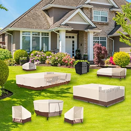 Tuyeho Adirondack Patio Chair Cover 38x31x30 Waterproof Outdoor 900D