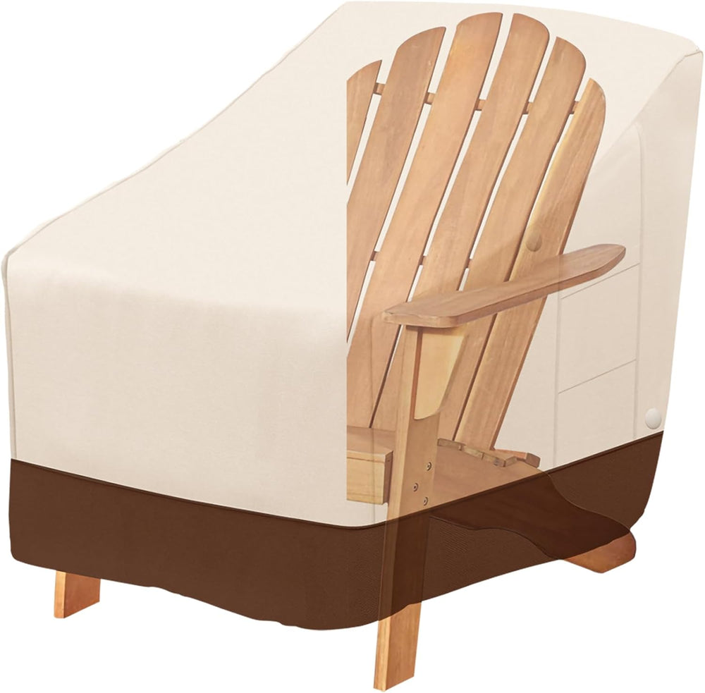 Tuyeho Adirondack Patio Chair Cover 38x31x30 Waterproof Outdoor 900D