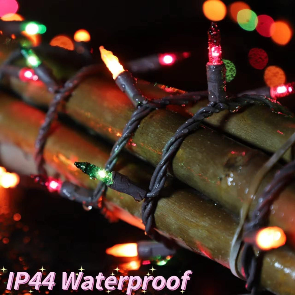 LAMPHOME Halloween String Lights - Orange Purple Green Mini Lights, 150count ...