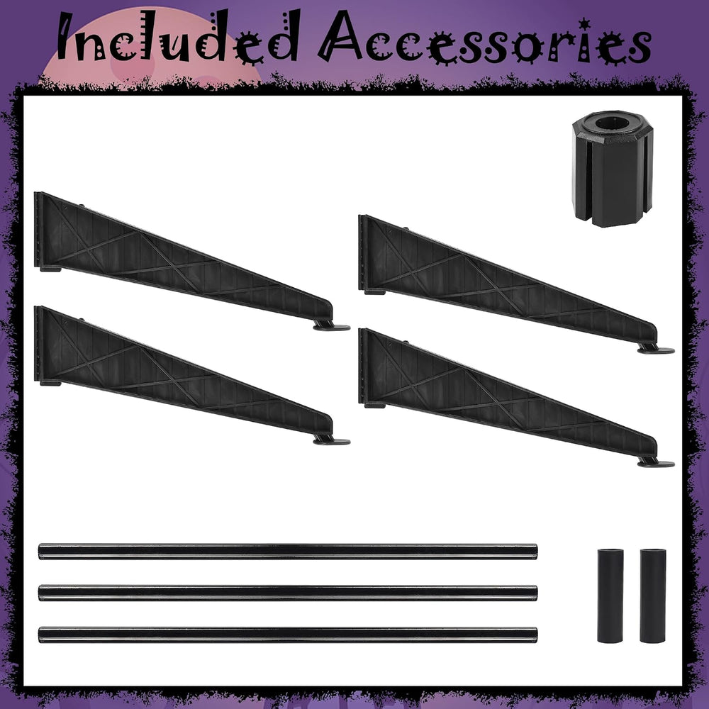 ATDAWN 6FT Halloween Standing Scarecrow, Life-Size Animated Ghost Decor with ...