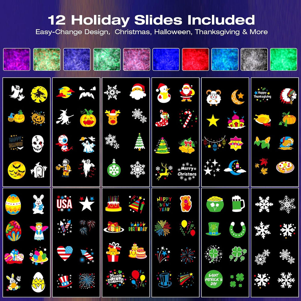Halloween Christmas Projector Lights Outdoor Holiday Decor Lights