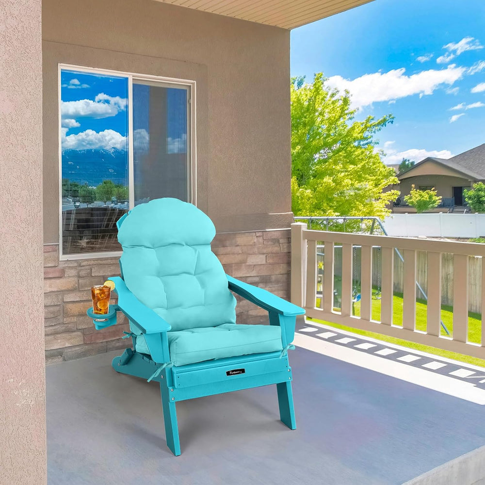 FUNBERRY Adirondack Chair Cushion, Cushions for Rocker with Ties