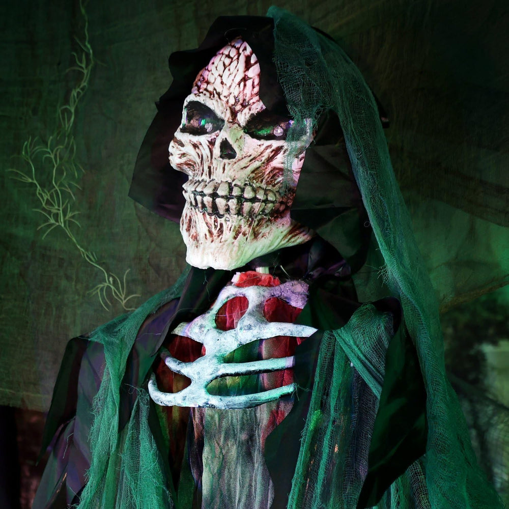 Haunted Hill Farm 7.1-Ft. Reaper Halloween Animatronic
