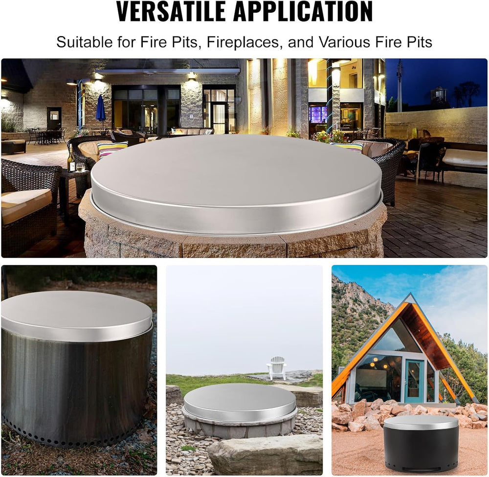 VEVOR Fire Pit Cover Lid, Compatible with The Solo Stove Bonfire 20" Por...