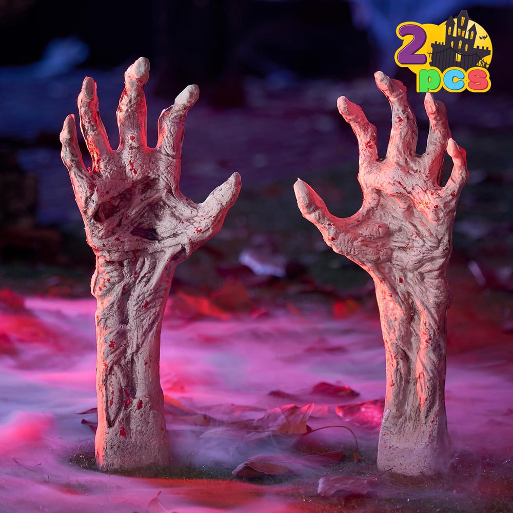 JOYIN Bloodstain Zombie Arm Stake Groundbreaker Halloween Outdoor Decoration ...