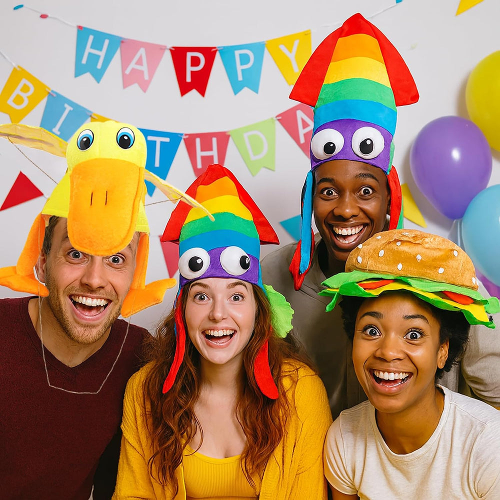Funny Party Hats Bulk,Costume Crazy Hats for Adults, Photo Booth Props, Birth...
