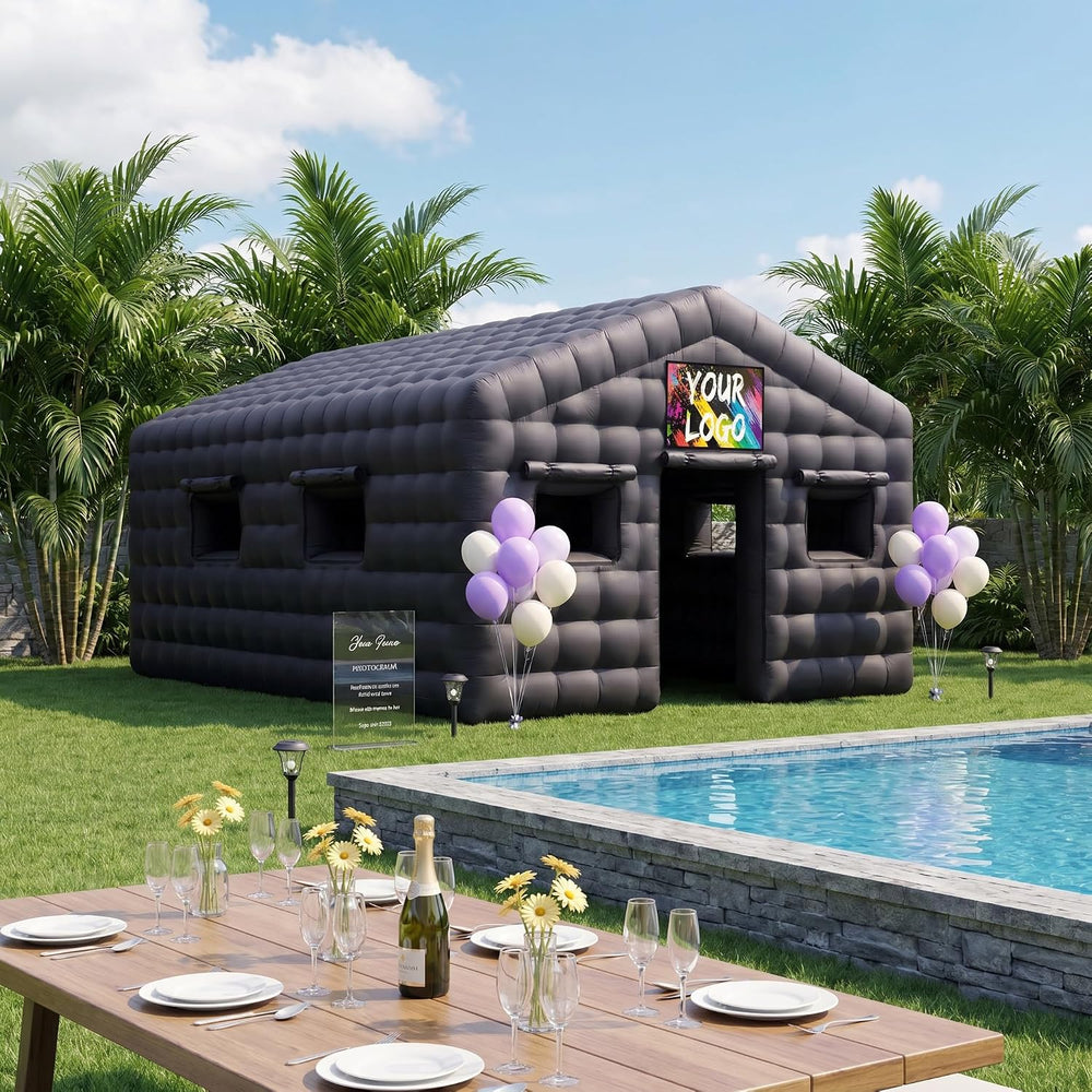 23×16×12Ft Inflatable Nightclub, Blow up Party Tent with Blower for Adult