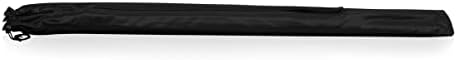PICNIC TIME 5.5 Ft Portable Beach Umbrella, Lightweight UV Protection Sunshade with Tilt Pole & Carry Bag, Outdoor Canopy Umbrella for Beach, Sand, Pool, Patio, Camping, Travel, or Backyard Shade, (Black)