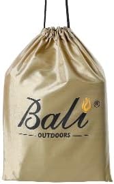 BALI OUTDOORS Round Smokeless Fire Pit 24.8 Inch Rain Cover All-Weather Waterproof Outdoor Fire Pit Cover Heavy Duty & Weather Resistant Oxford Fabric Covers