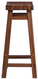 Boraam Sonoma Saddle Stool, Chestnut