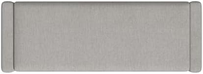 Spatial Order 50" Copenhagen Storage Bench - Light Gray Woven