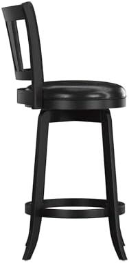 Hillsdale Presque Isle Swivel Stool, Counter Height, Black