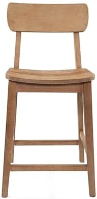 Boraam Torino Counter Height Stool - Barnwood Wire-Brush