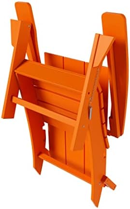 WestinTrends Ashore Modern Outdoor Folding Adirondack Chair, Orange