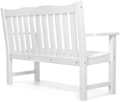 Stoog 2-Person Outdoor Bench with 800 lbs Capacity, Never Fade or Rot