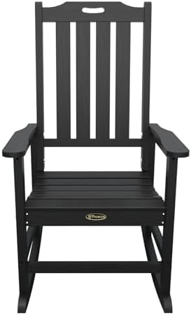 THOEOE Outdoor Rocking Chairs, Oversized Patio Rocking Chair