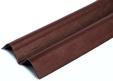 Proudly Made in The USA! - Ridged Slat Single Wall Bottom Locking Slat Depot Privacy Slat for 3', 4', 5', 6', 7' and 8' Chain Link Fence (4ft, Brown)
