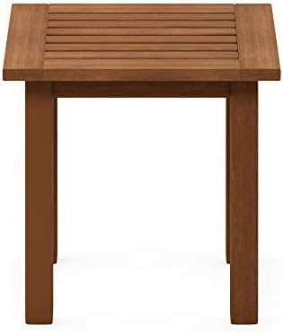 Furinno TIOMAN Outdoor Square Patio Table, Natural