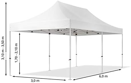 TOOLPORT 10x20 ft Pop Up Canopy Tent, Cream