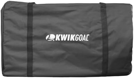 Kwik Goal 6-Seat Kwik Bench, Black, Steel Frame with Woven Fabric Seats, 16" H x 108" W