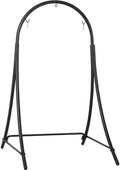 ANOW Adjustable Hammock Chair Stand, Heavy Duty Hanging Chair Stand, Black