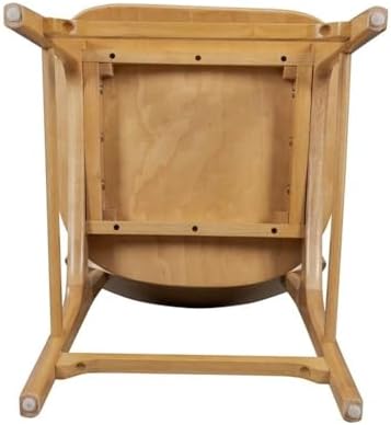 Solvang Wood Counter Stool - Natural Finish