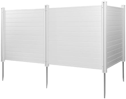 VEVOR Outdoor Privacy Screen 50in W x 50in H 3-Panel Air Conditioner Fence
