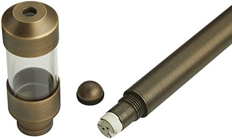 VOLT Max Spread 12V Solid Brass Path Light (25" Tall, 9" Shade), Bronze
