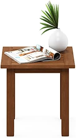 Furinno TIOMAN Outdoor Square Patio Table, Natural