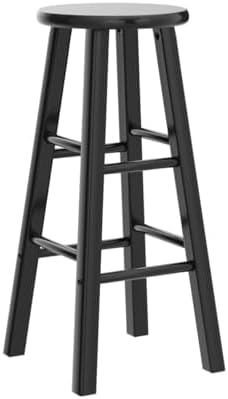 Winsome Element 2-Piece Bar Stool Set, Black, 29"