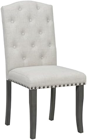 Harper & Bright Designs Classic and Traditional Style 6 - Piece Dining Set, Includes Dining Table, 4 Upholstered Chairs & Bench(Antique Gray1)