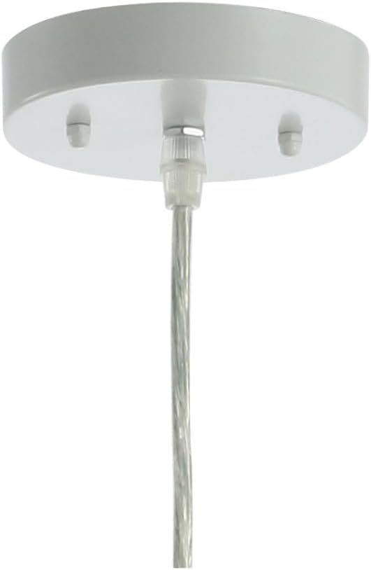 JONATHAN Y Campana 1-Light Pendant Dome Ceiling Lamp, 20", Cream
