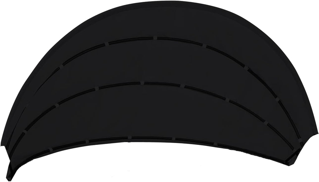 Outdoor 66in Round Daybed Replacement Canopy Cover,Black