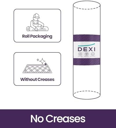 DEXI Thin Door Mat Indoor Entrance 32x48, Non Slip Entryway Mat, Beige
