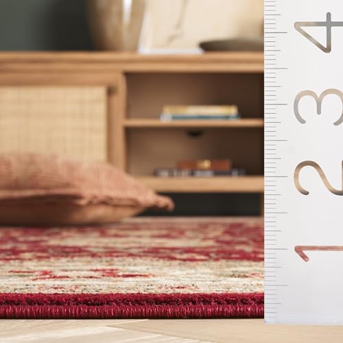 SAFAVIEH Lyndhurst Area Rug 12x18, X-Large Red & Ivory LNH212F