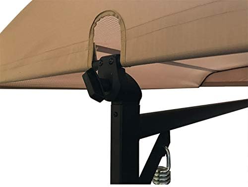 garden winds replacement canopy for belden park swing, close-up detail