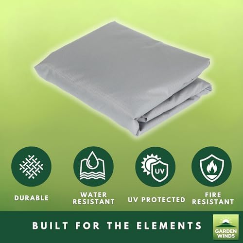 Garden Winds Reinforced RipLock 350 Replacement Canopy Top Cover Compatible with Ozark Trail 4' x 6' Outdoor Pop Up Canopy Model FGA64S1 - Slate Gray
