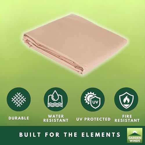 Garden Winds Durable 350 Replacement Canopy Top Compatible with Callimont Park Swing Models RUS4239, RUS4239-WM - Beige
