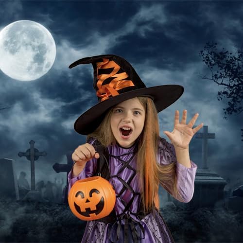 12x8ft Polyester Graveyard Scary Halloween Backdrop for Photography Misty Cem...