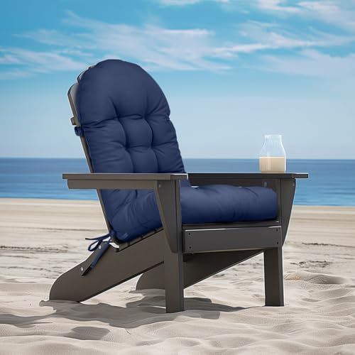 mudilun Adirondack Chair Cushion Waterproof 44x19x4in Rocking Chair Pads