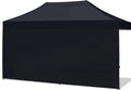 ABCCANOPY Instant Canopy SunWall 10x20 FT No Frame or Top, Black