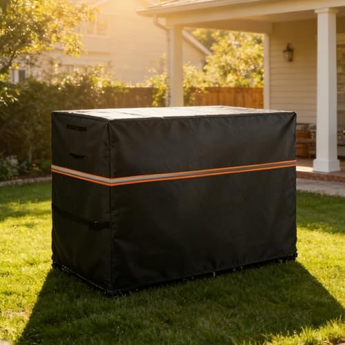 Patio Bistro Set Cover, 62" L x 22" W x 30" H, Black