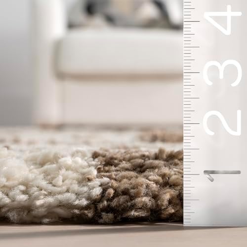 nuLOOM Adelaide Beige Checkered Power Loomed Area Rug, 10' x 14'