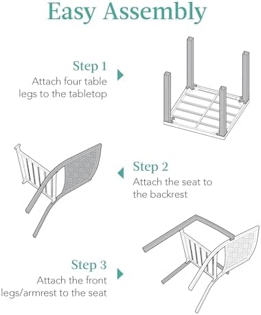 Best Choice Products 3-Piece Outdoor Bistro Set, Stackable Modern Steel Furniture for Porch, Garden w/ 2 Chairs, Table, Geometric Decor - Black
