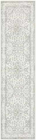 Lahome Oriental Runner for Hallways 2.5x10 Washable Beige Kitchen Runners Non Skid Long Entryway Rug Runners 10ft Ulra-Thin Soft Indoor Boho Rug Traditional Carpet for Laundry Living Room Helena