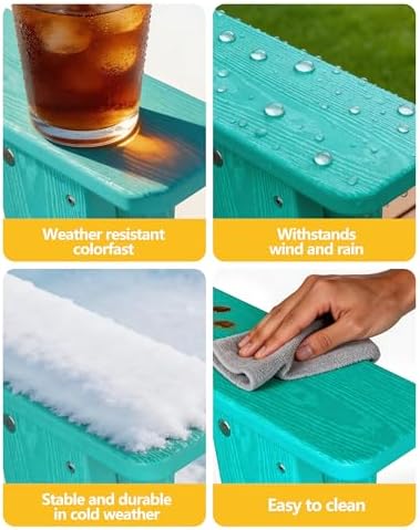 Folding Adirondack Chair, HDPE Outdoor Chair, Aruba