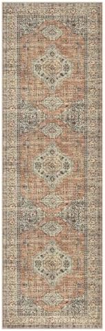 Lahome Oriental Kitchen Runner Rug Non Slip, 2x8 Runners for Hallways
