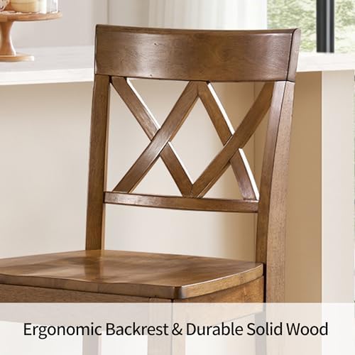DUHOME Counter Height Bar Stools Set of 2, 24" H