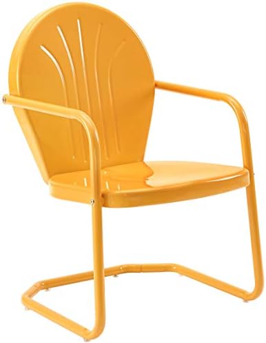 Crosley Furniture Griffith Retro Metal 3-Piece Chair & Side Table Set