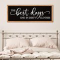 AuraPeak Laundry Room Decor Wall Art, Wood Black, 40"×15"